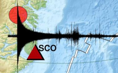 Megatsunami in schmalem Fjord