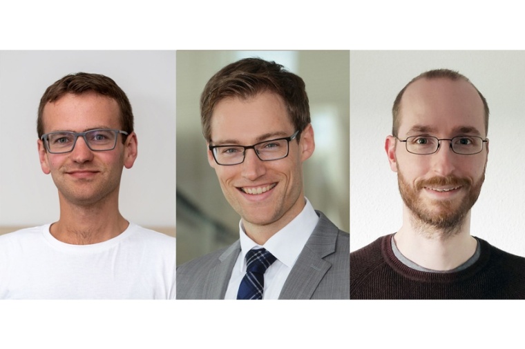 Abb.: Dr. Tobias Dornheim, Dr. Simon Groth und Dr. Tim Schoof (v.l.) haben bei...